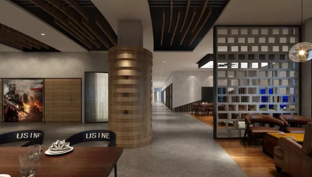 杭州射擊館裝修，杭州射擊俱樂部裝修設計案例，杭州專業(yè)射擊訓練館裝修方案，杭州正規(guī)射擊館裝修裝潢公司，杭州射擊館裝修效果圖