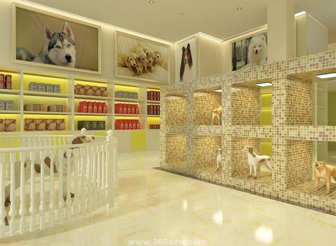 杭州寵物店裝修設(shè)計效果圖，杭州中小型寵物店門頭裝修設(shè)計案例，杭州專業(yè)寵物店裝修方案，杭州正規(guī)寵物店裝修裝潢公司，杭州寵物店裝修設(shè)計圖
