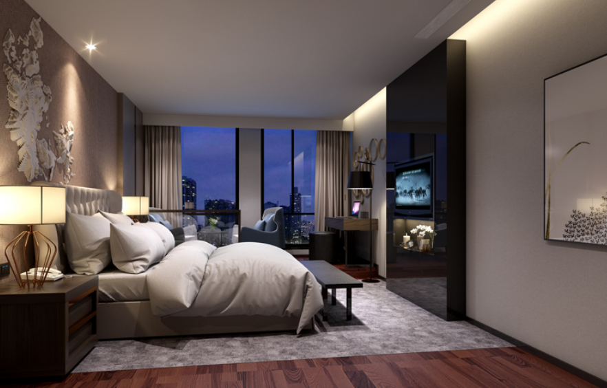 杭州賓館裝修設(shè)計(jì)效果圖，杭州城西高端賓館個性化裝修設(shè)計(jì)例，杭州賓館裝修效果圖展示，杭州中小型賓館裝修實(shí)景圖，杭州可靠賓館施工品牌企業(yè)