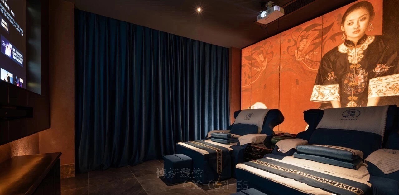 杭州裝修公司,足浴店裝修,杭州裝修公司,設(shè)計裝修案例